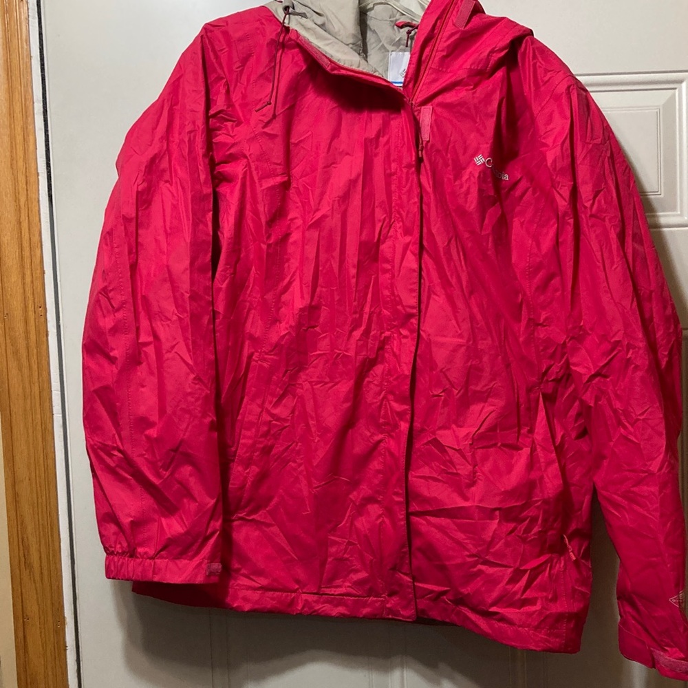 Columbia Vibrant Pink Hooded Jacket L‎
